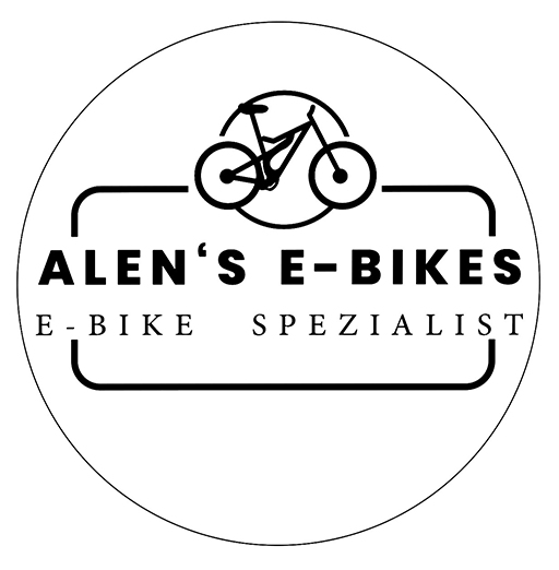 „Alen's E-Bikes“-Logo, zur Startseite